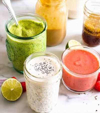 10 Recetas rapidas de aderezos y salsas caseras para ensaladas sandwiches y pastas
