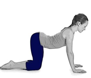 Postura Yoga para Estirar y Relajar los Músculos de la Espalda